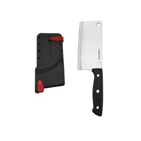 Farberware Edgekeeper 6-inch Triple Riveted Cleaver with Self-Sharpening Sleeve