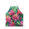 West Virginia Rhododendrons in Watercolor Apron Cooking Kitchen Server Baking Crafts Gardening for Adult Women Men, Unisex, Large, Multicolor