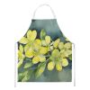 South Carolina Yellow Jessamine in Watercolor Apron Cooking Kitchen Server Baking Crafts Gardening for Adult Women Men, Unisex, Large, Multicolor