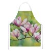 Mississippi Magnolia in Watercolor Apron Cooking Kitchen Server Baking Crafts Gardening for Adult Women Men, Unisex, Large, Multicolor