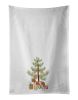 NEW Beaglier #1 Christmas Tree Kitchen Towel Set of 2 White Dish Towels Decorative Bathroom Hand towel for Hand, Face, Hair, Yoga, Tea, Dishcloth