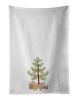 NEW Bichpoo Christmas Tree Kitchen Towel Set of 2 White Dish Towels Decorative Bathroom Hand towel for Hand, Face, Hair, Yoga, Tea, Dishcloth