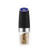 Electric Salt and Pepper Grinders Stainless Steel Automatic Gravity Herb Spice Mill Adjustable Coarseness Kitchen Gadget Sets