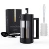 French Press Coffee Maker, Camping French Coffee Press Glass, Heat Resistant Thickened Glass Coffee Press, 100% BPA Free Prensa Francesa