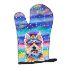 Westie Hippie Dawg Oven Mitt Heat Resistant Thick Oven Mitt for Hot Pans and Oven, Kitchen Mitt Protect Hands, Cooking Baking Glove (Default: Default)