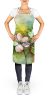 Virginia American Dogwood in Watercolor Apron Cooking Kitchen Server Baking Crafts Gardening for Adult Women Men, Unisex, Large, Multicolor